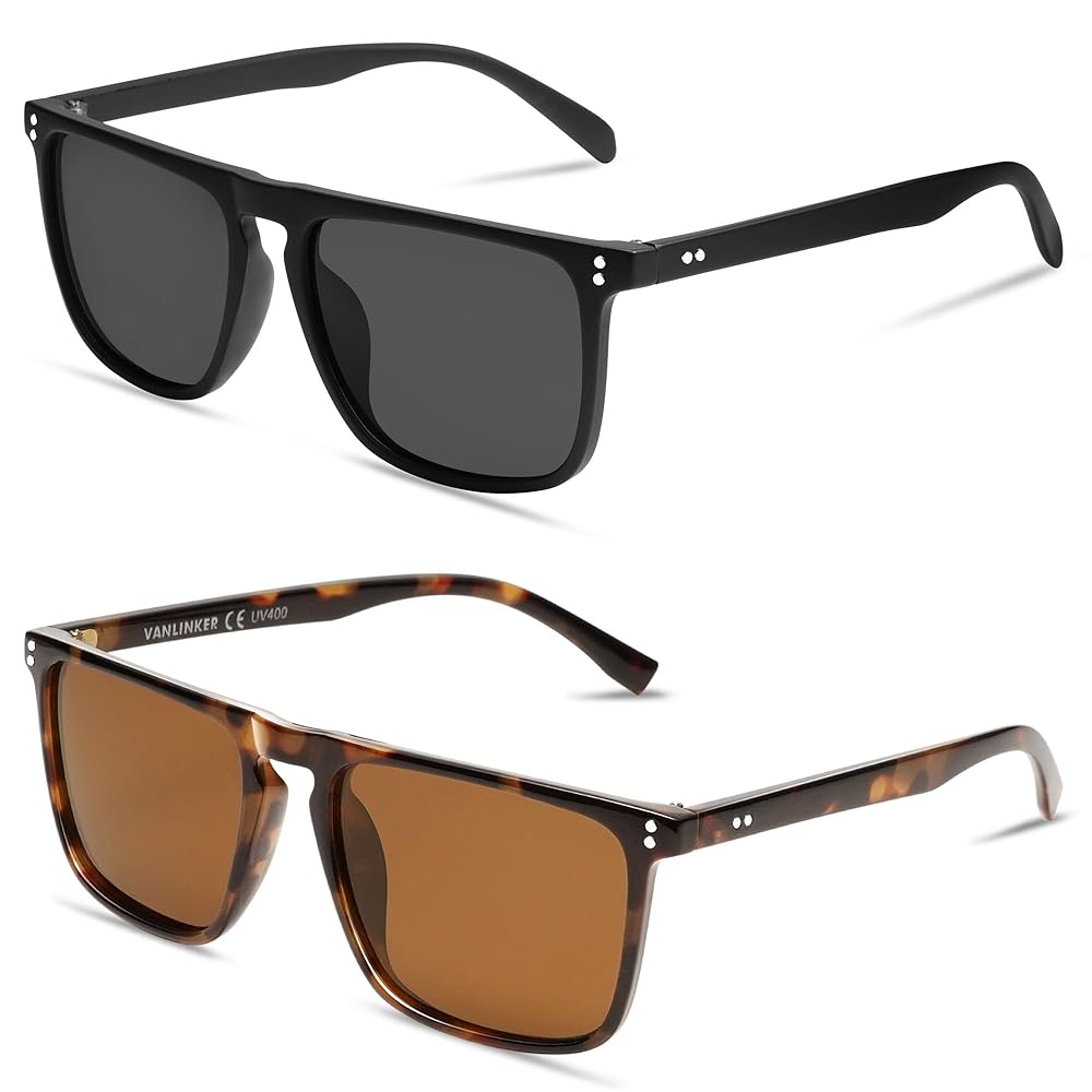 poorsole　71/4 Amazon.com: VANLINKER Polarized Square Sunglasses for Men